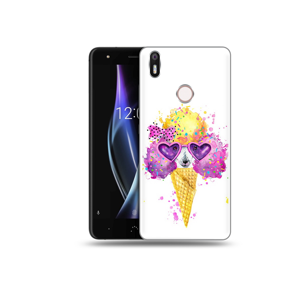 

Чехол MyPads Tocco для BQ Aquaris X Рожок, Прозрачный, Tocco