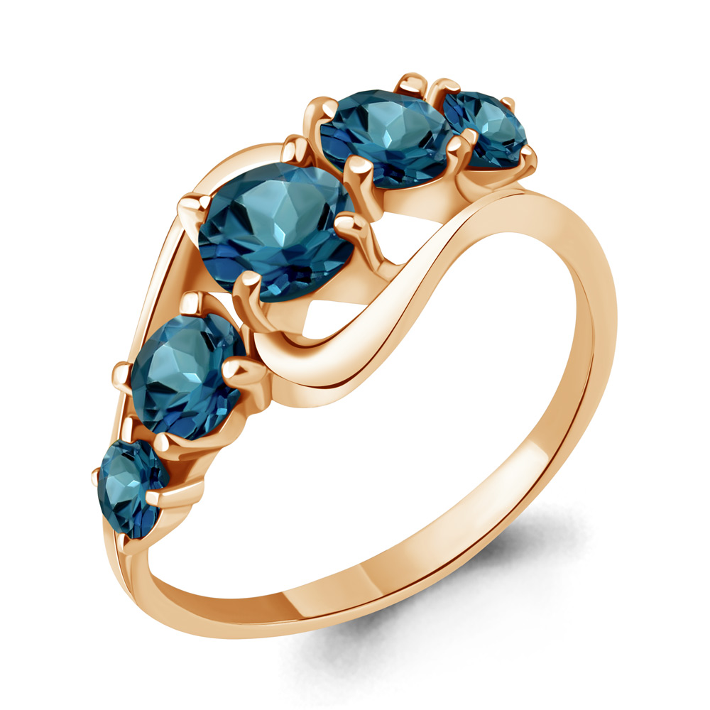 

Кольцо из серебра с топазом Aquamarine Aquamarine 6507408_925_з р, 6507408_925_з