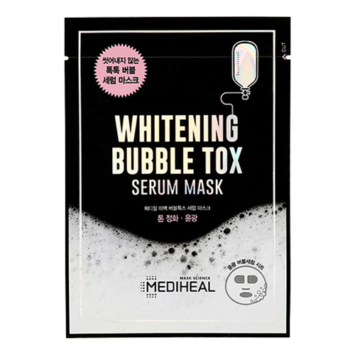 

Маска для лица Mediheal Whitening Bubble Tox тканевая для сияния кожи, кислородная, 1 шт.