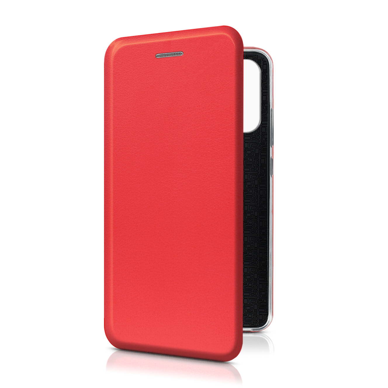 

Чехол-книжка из кожи PU на Xiaomi Redmi 10C красный, FLPU-3134