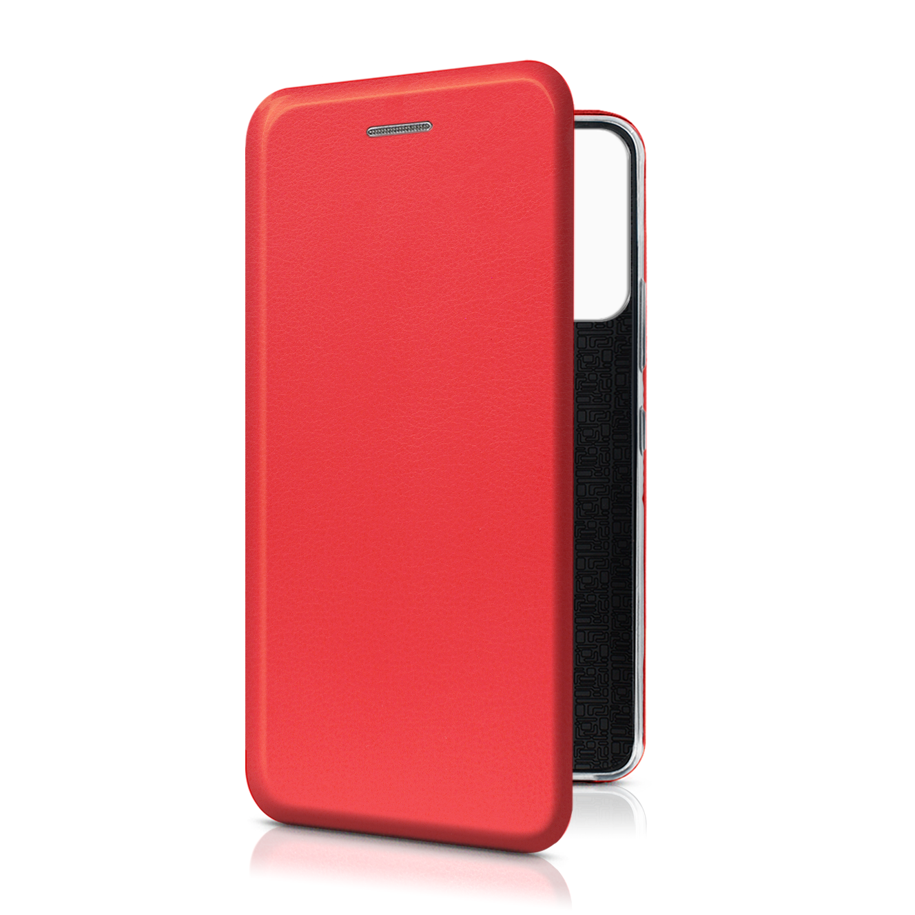 

Чехол-книжка из кожи PU на Tecno Spark Go 2022/8C/9 красный, FLPU-3012