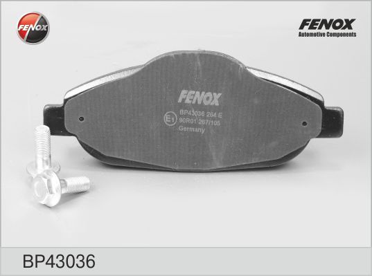 

Тормозные колодки FENOX BP43036, FENOX BP43036