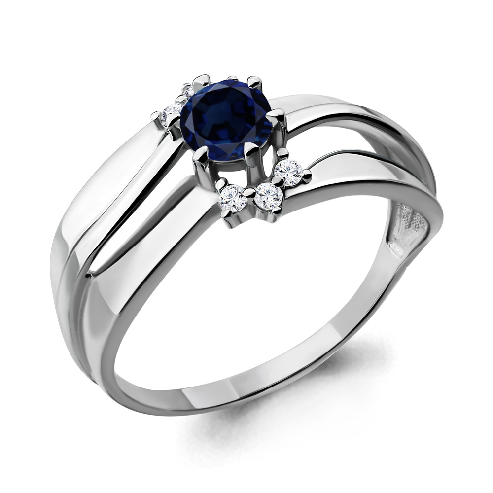 

Кольцо из серебра с фианитом Aquamarine Aquamarine 64823Б_925_р р. 17,5, 64823Б_925_р