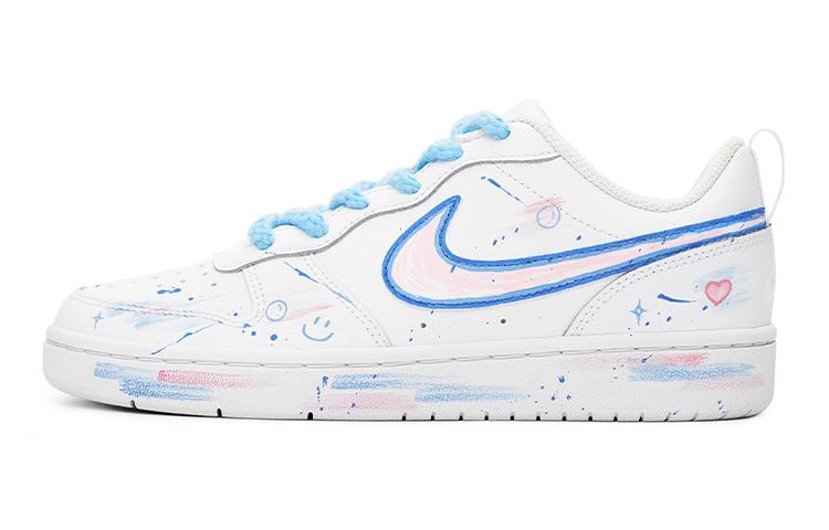 

Кеды унисекс Nike Court Borough Low 2 GS белые 40 EU, Белый, Court Borough Low 2 GS