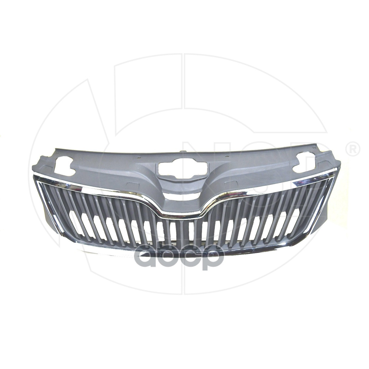 Решетка Радиатора Skoda Rapid (12-) (С Молдингом) NSP арт. NSP085JA8536689B9