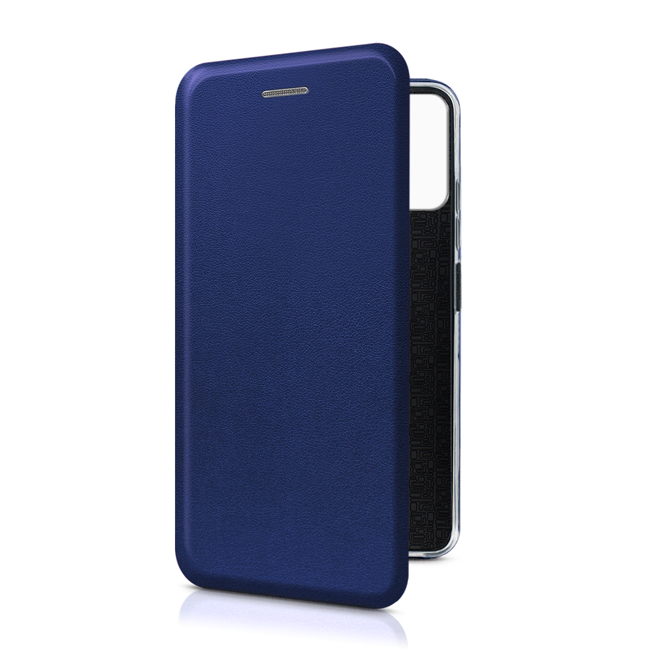 

Чехол-книжка из кожи PU на Realme C30 синий, FLPU-25105