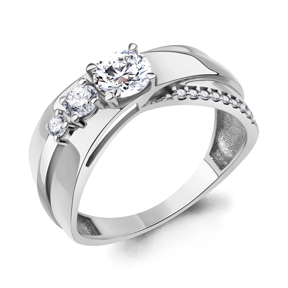 

Кольцо из серебра с фианитом Aquamarine Aquamarine 648171А_925_р р. 18,5, 648171А_925_р