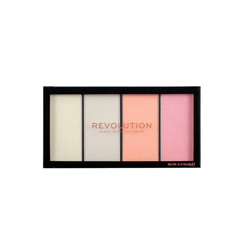 фото Палетка хайлайтеров makeup revolution re-loaded lustre lights, тон cool, 5 гх4 шт.