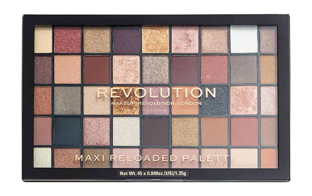 Revolution maxi. Палетка теней революшен. Палетка теней Makeup Revolution Maxi Reloaded Palette large it up 45 цветов. Makeup Revolution Maxi Reloaded Palette. Революшен палетка теней Reloaded.