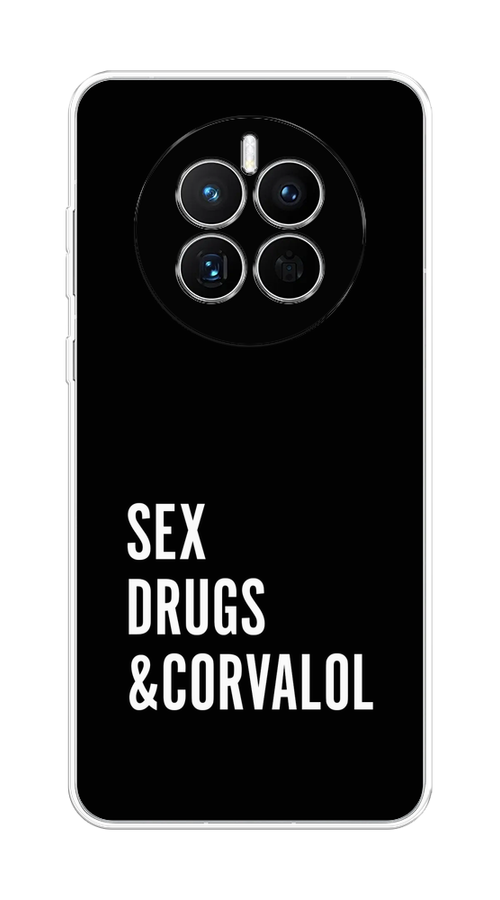 

Чехол на Huawei Mate 50 "Corvalol", Черный;серый;белый, 6109850-6