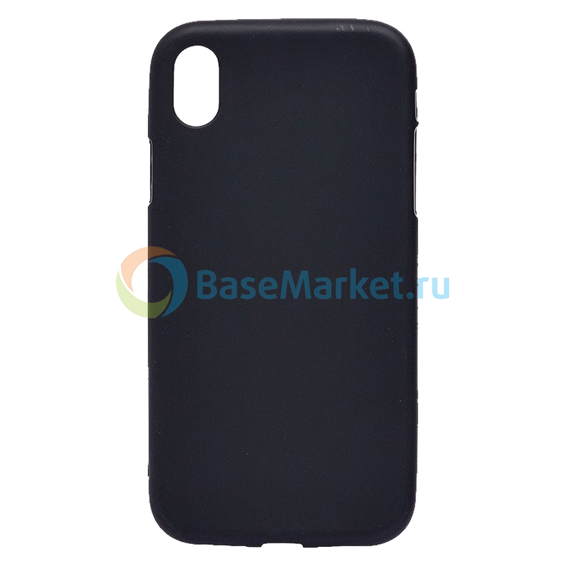 фото Чехол силиконовый basemarket для apple iphone xr black