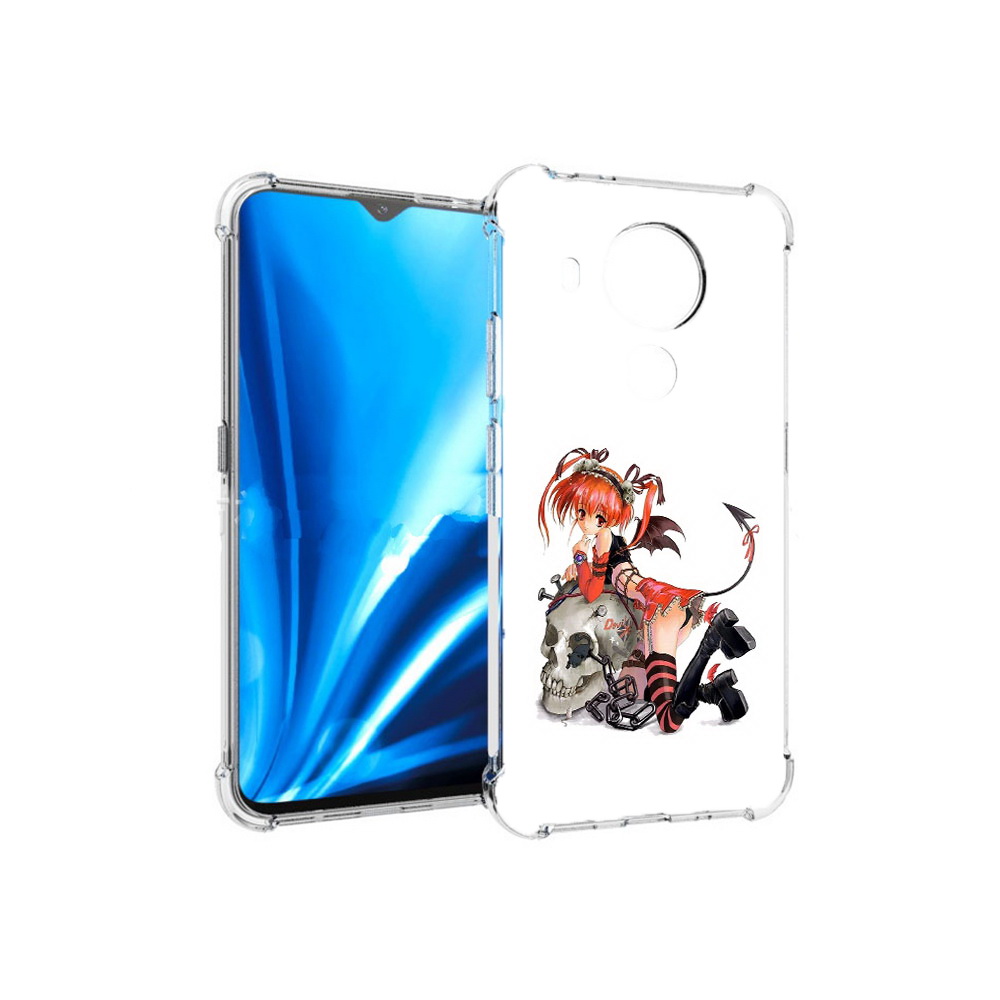 

Чехол MyPads Tocco для Nokia 5.4 аниме (PT156621.100.221), Прозрачный, Tocco