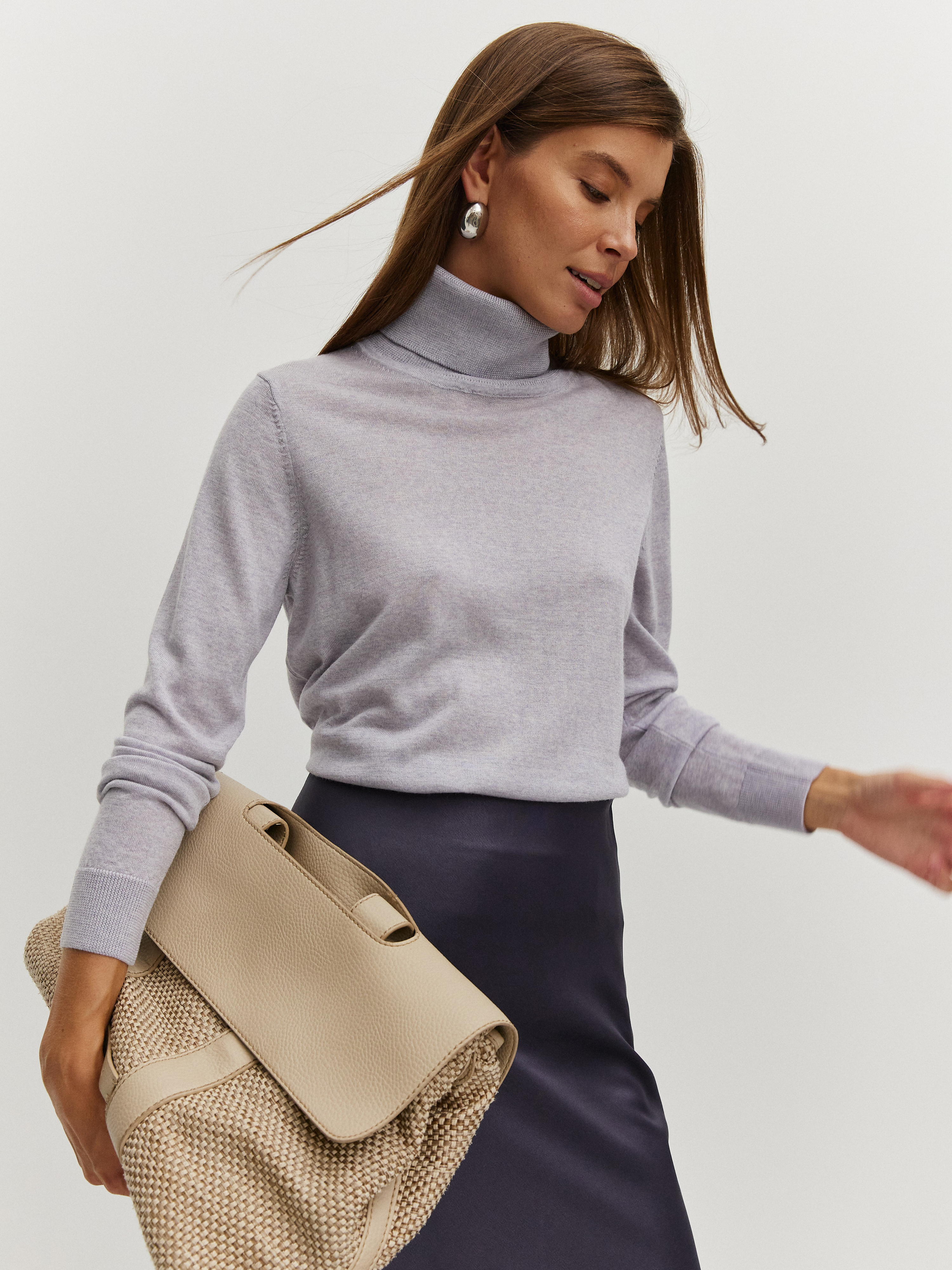 

Водолазка женская TO BE ONE WAJD-1 серая 50 RU, Серый, WAJD-1