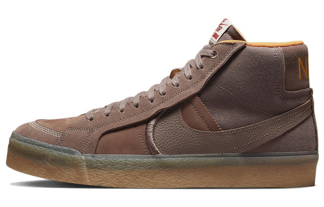 

Кеды унисекс Nike Blazer SB Blazer Mid коричневые 42 EU, Коричневый, Blazer SB Blazer Mid