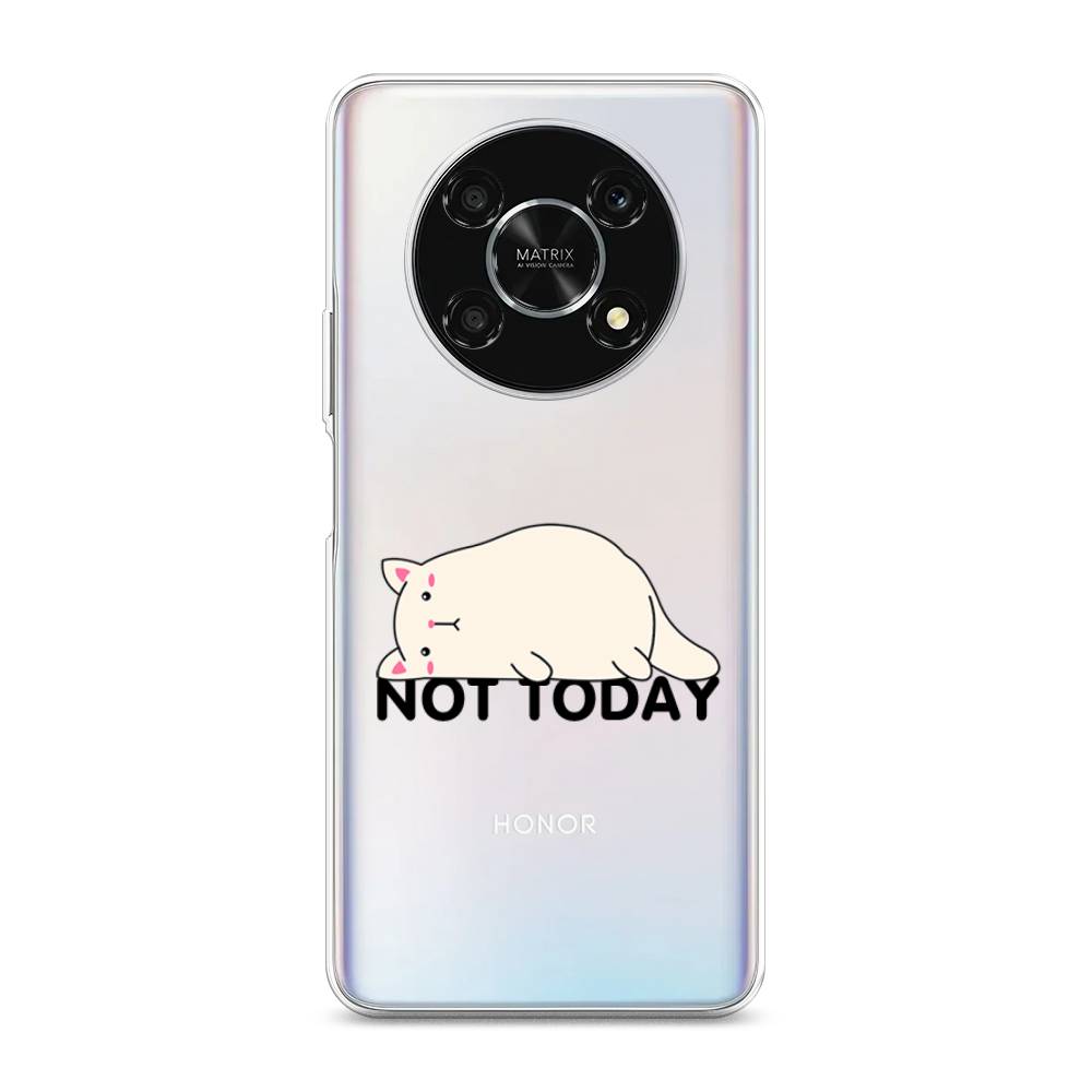 

Чехол для Honor X9 5G "Cat not today", Белый;розовый;черный, 6109750-1