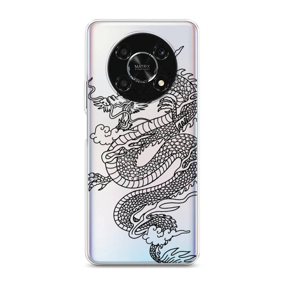 

Чехол для Honor X9 5G "Большой китайский дракон", Черный;серый, 6109750-1