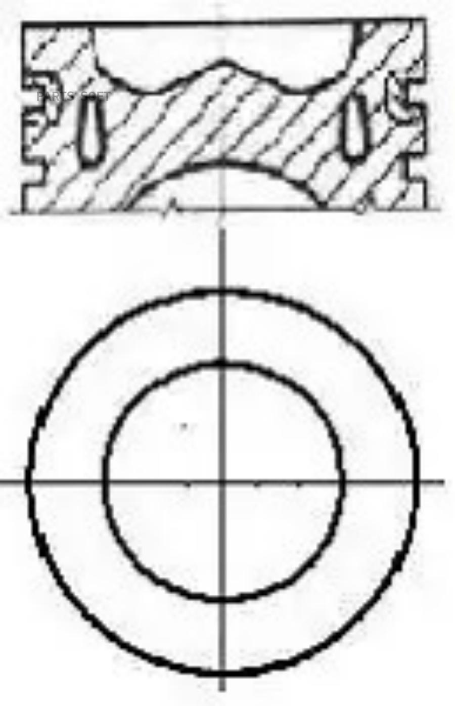 

Поршень Dm88.00x2.50x2.00x2.50 +0,40 [1шт] NURAL арт. 8713800610