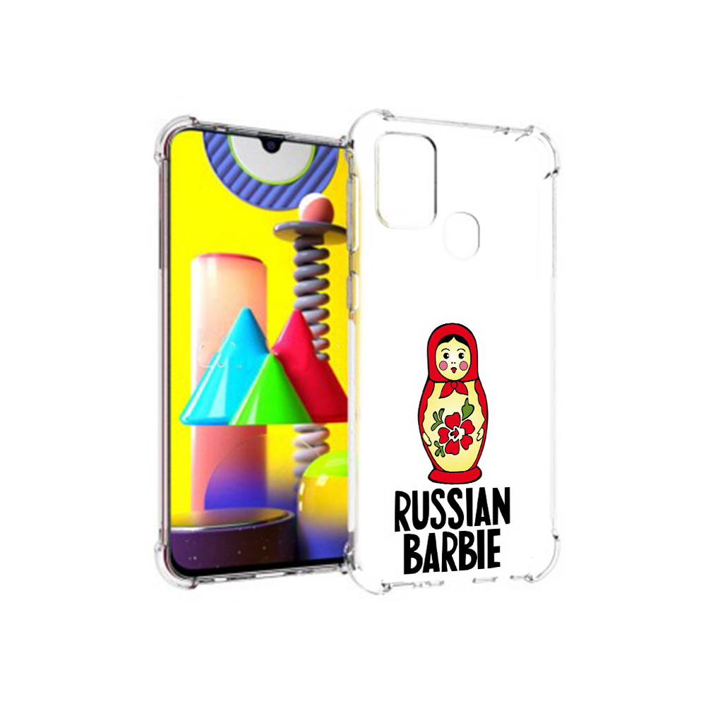 

Чехол MyPads Tocco для Samsung Galaxy M31 матрешка (PT147019.488.459), Прозрачный, Tocco