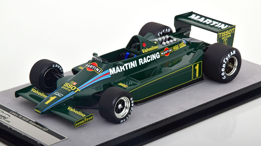 Модель коллекционная TECNOMODEL Lotus 79 gp argentina 1979