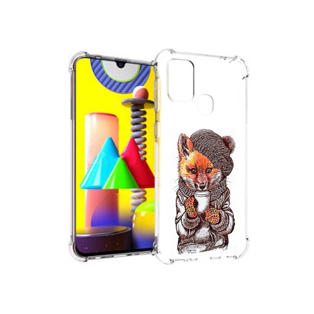 

Чехол MyPads Tocco для Samsung Galaxy M31 лиса в шапке (PT147019.488.437), Tocco