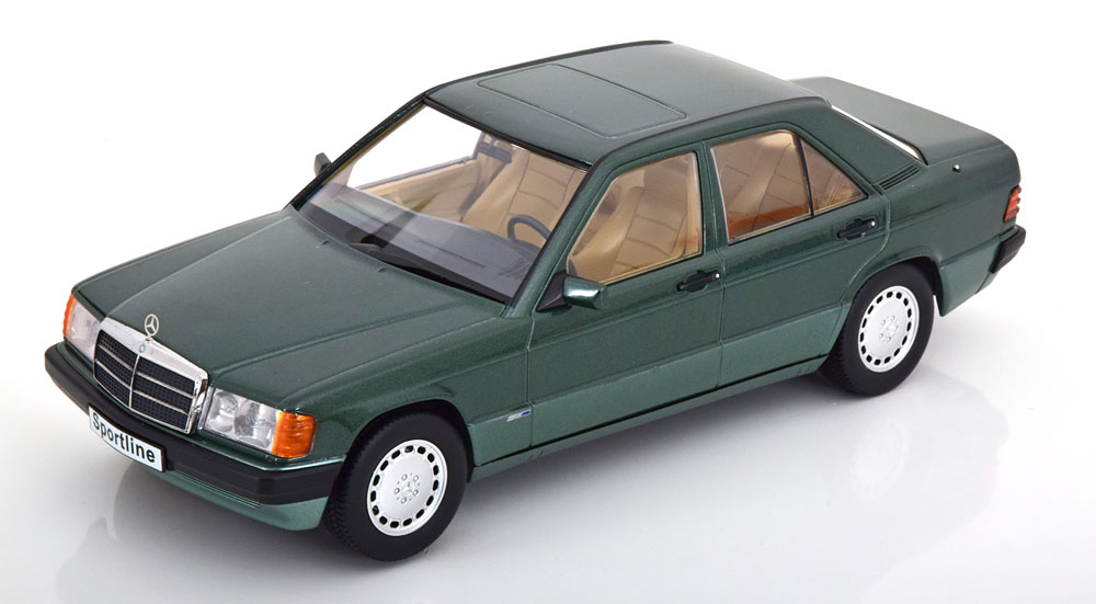 

Модель коллекционная TRIPLE 9 Mercedes 190E 2.3 W201 sportline 1993 green metallic, Зеленый