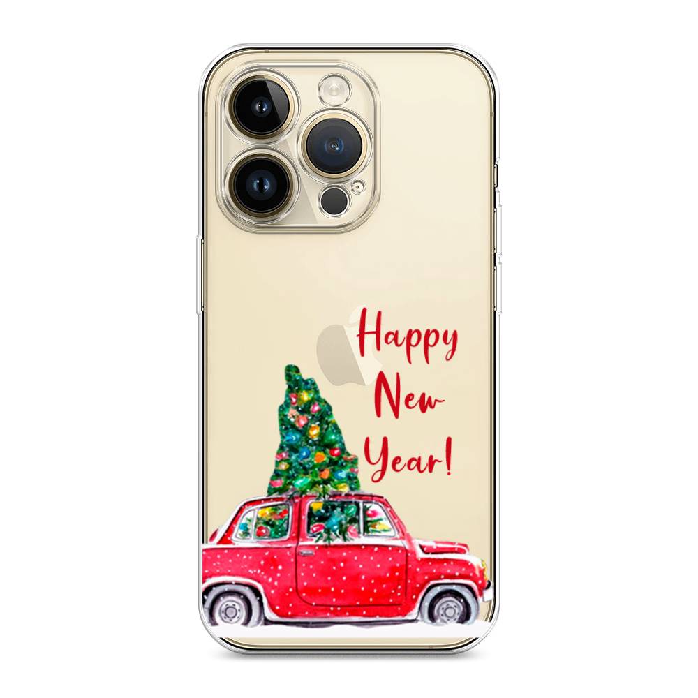 

Чехол для Apple iPhone 14 Pro Max "Happy New Year", Красный;зеленый, 15050-5