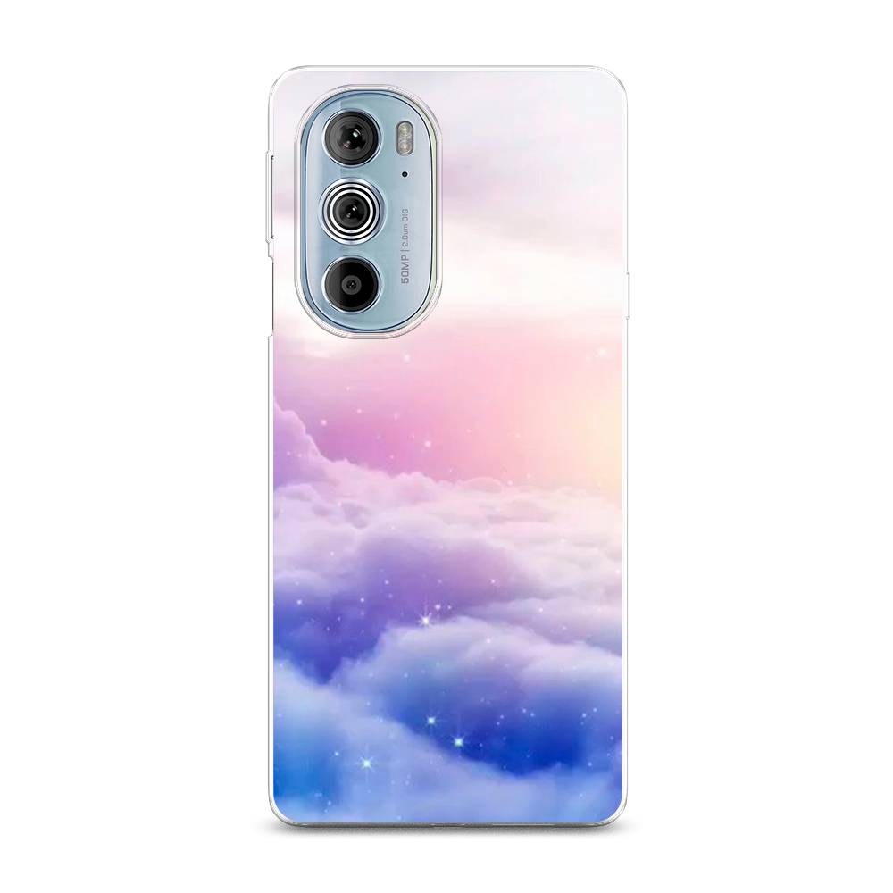 

Чехол на Motorola Edge 30 Pro "Небеса", Голубой;белый;розовый, 243350-2