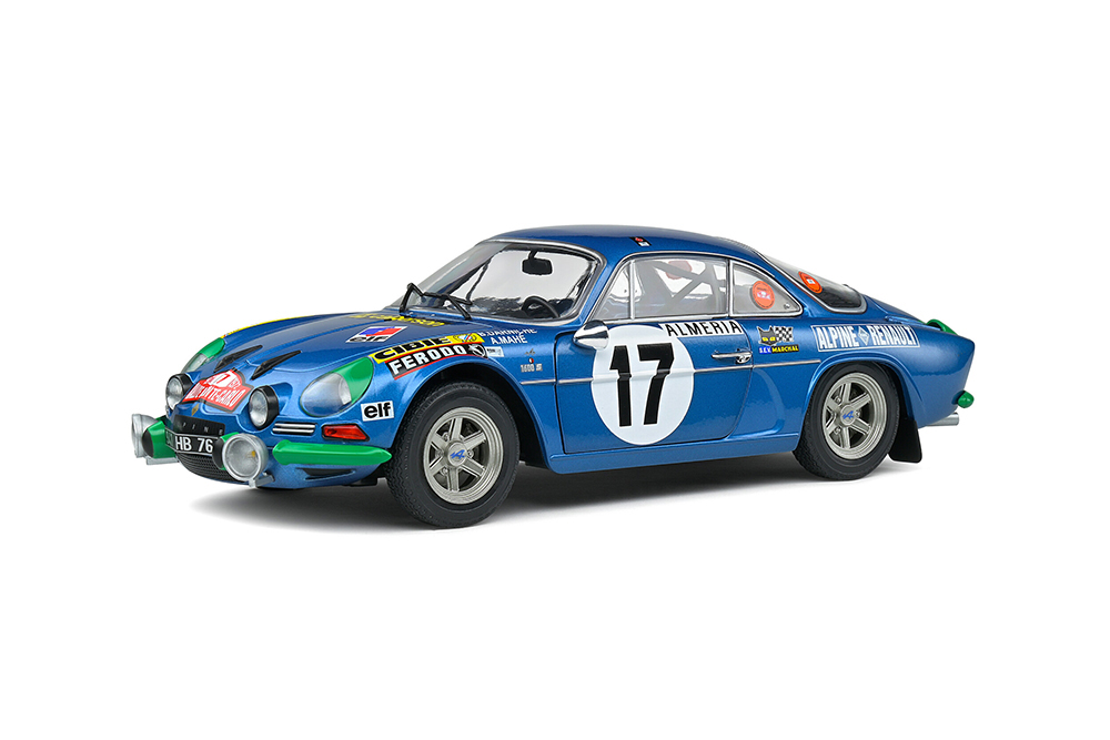 Модель коллекционная SOLIDO Renault alpine A110 1600S no 17 rally monte carlo 1972