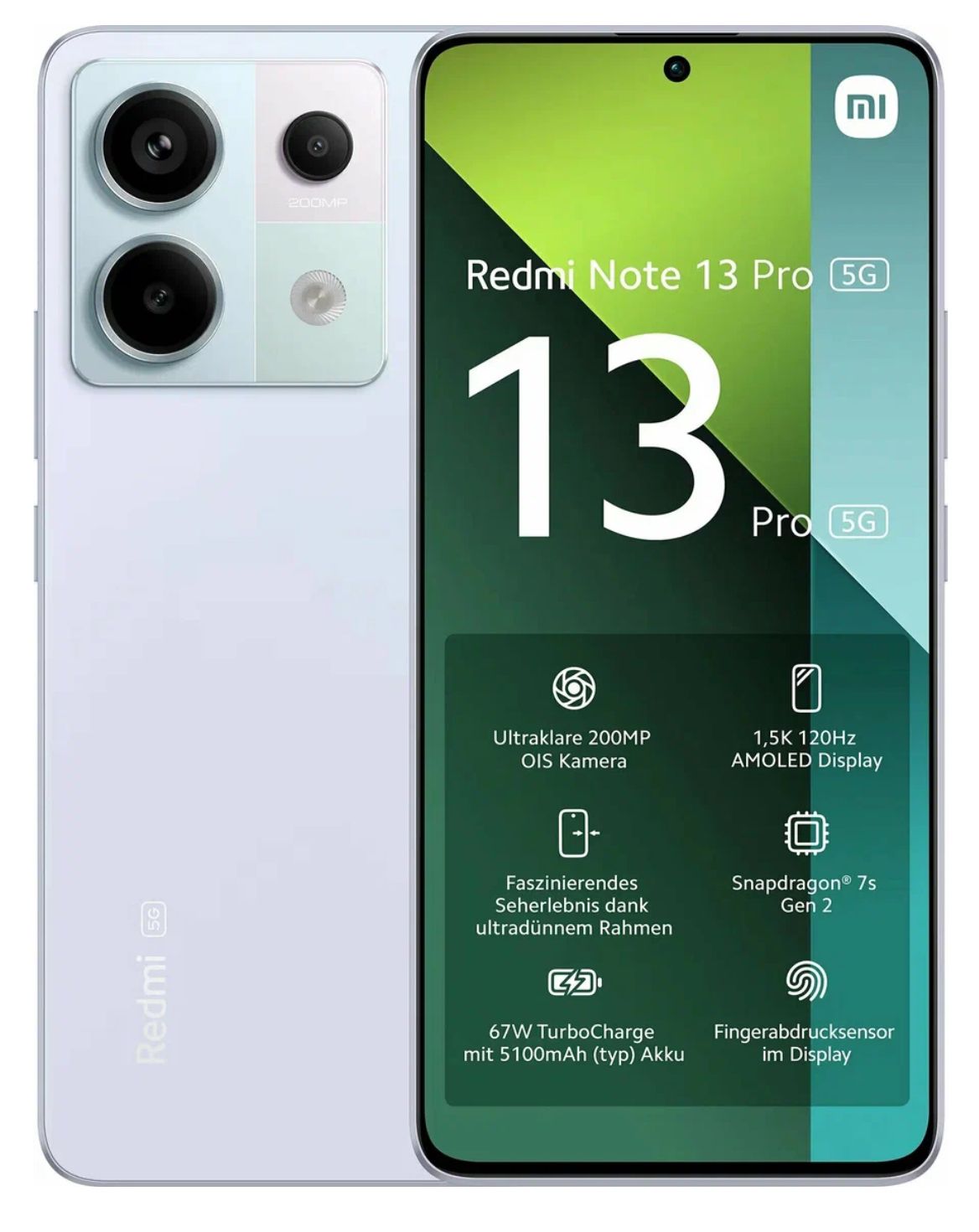 

Смартфон Xiaomi Redmi Note 13 Pro 5G 12/512GB Aurora Purple (UK), Note 13 Pro