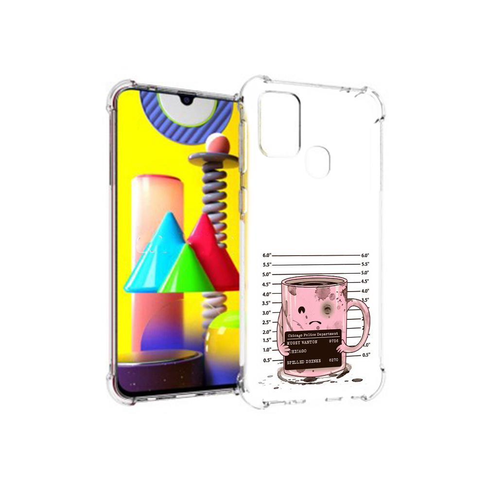 

Чехол MyPads Tocco для Samsung Galaxy M31 кружка (PT147019.488.420), Прозрачный, Tocco