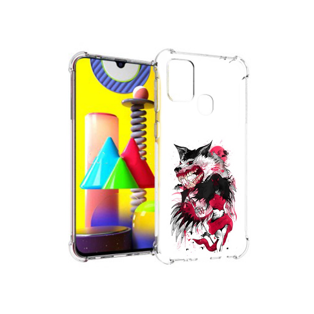 

Чехол MyPads Tocco для Samsung Galaxy M31 красная шапочка (PT147019.488.410), Прозрачный, Tocco