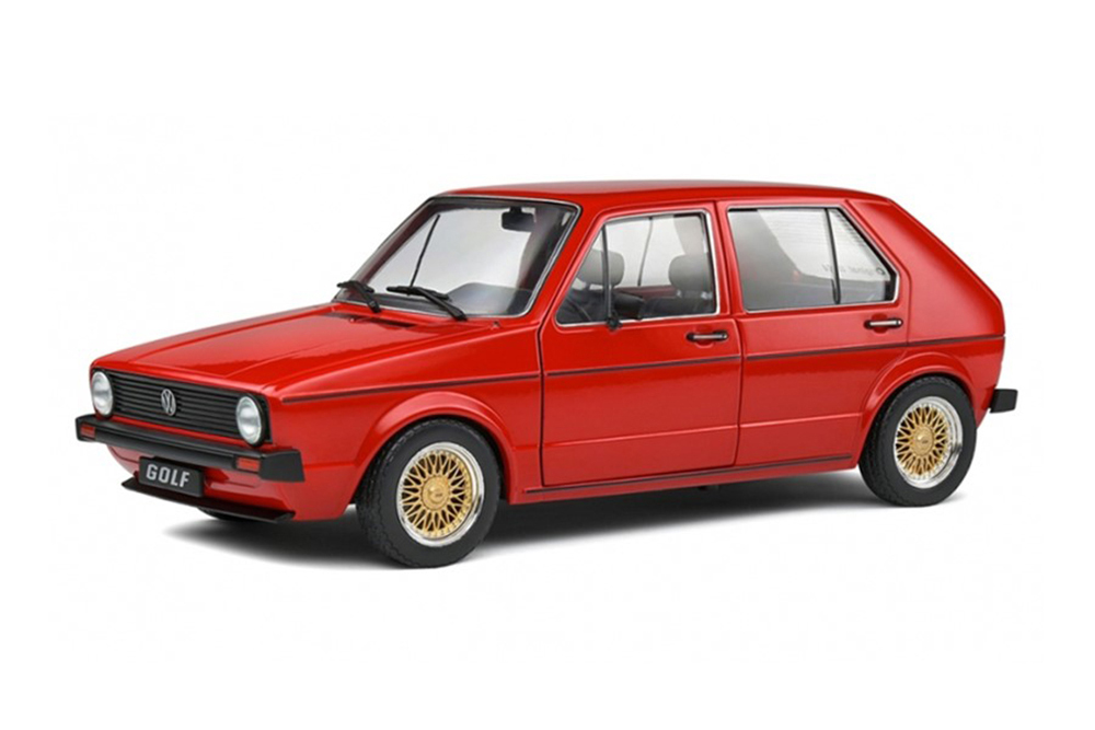

Модель коллекционная SOLIDO Vw volkswagen golf 1 l custom ii red