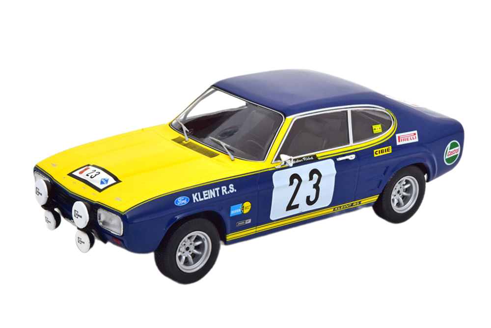 Модель коллекционная MCG Ford capri MK1 2600 gt №23 olympia rally rohrl/rothfuss 1972