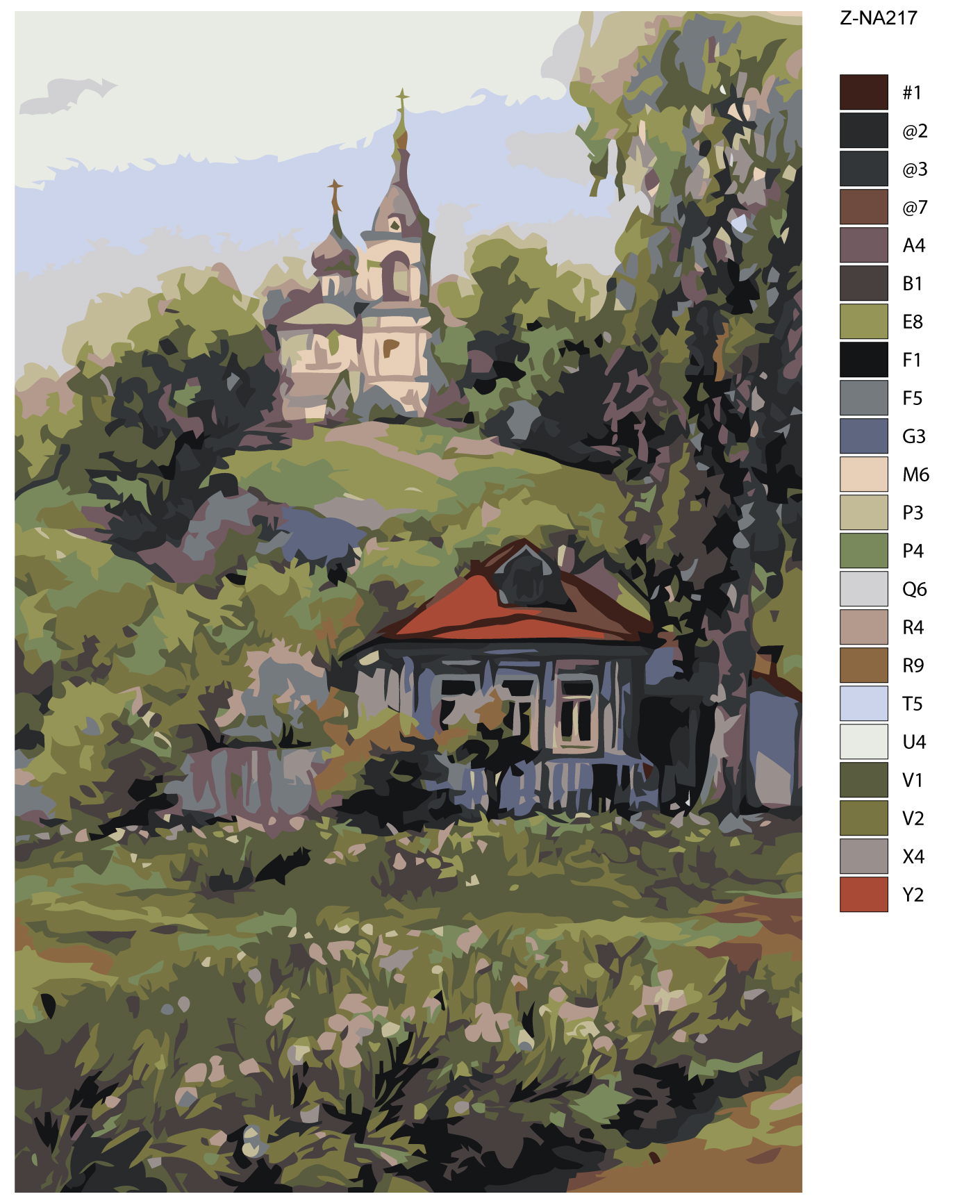 

Картина по номерам, Живопись по номерам, 80 x 120, Z-NA217, Z-NA217