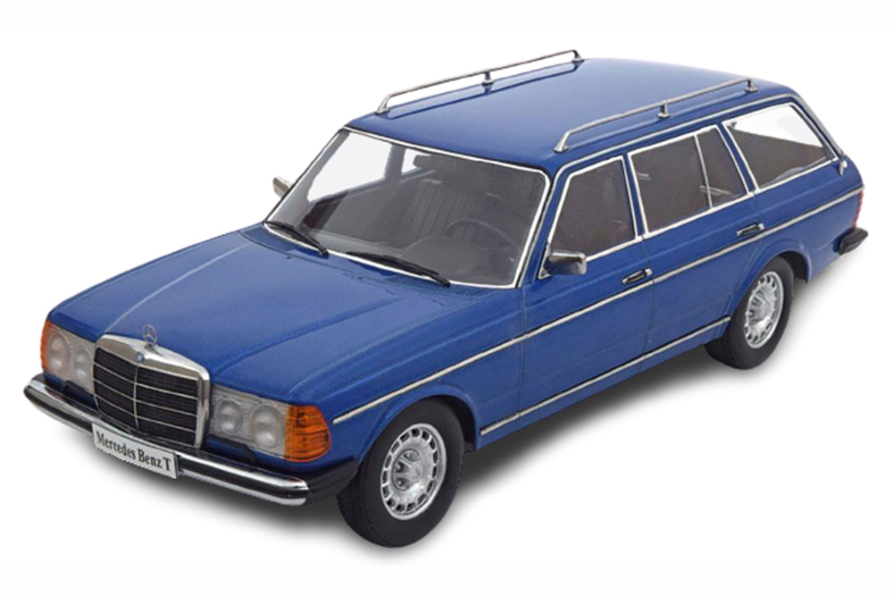 Mercedes 250T W123 estate 1978-1982 bluemetallic limited edition 1500 pcs