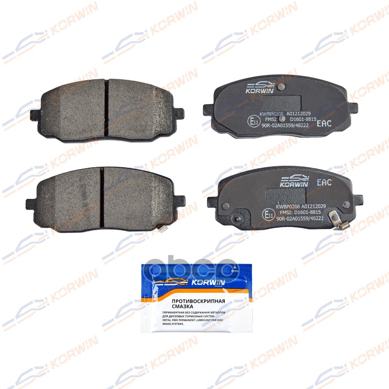 

Колодки Тормозные Перед. Kia Picanto I (Sa) 04-/Hyundai I10 (Pa) 08-17