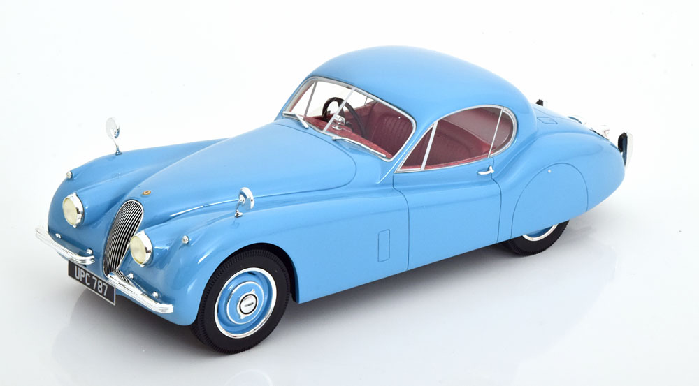 Модель коллекционная CULT SCALE Jaguar xk 120 fhc 1951-1954 blue-grey