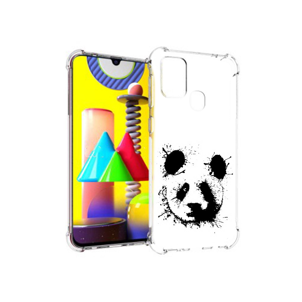 

Чехол MyPads Tocco для Samsung Galaxy M31 клякса-панда (PT147019.488.389), Прозрачный, Tocco