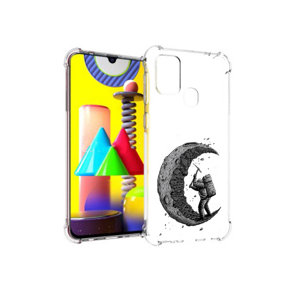 

Чехол MyPads Tocco для Samsung Galaxy M31 камненная луна (PT147019.488.384), Прозрачный, Tocco