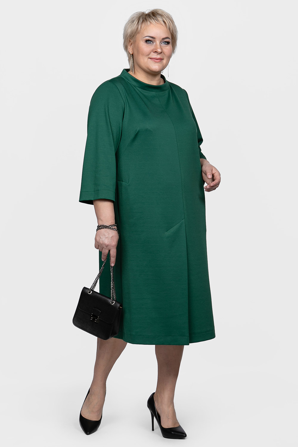 Платье женское SVESTA R1085Ver зеленое 62 RU