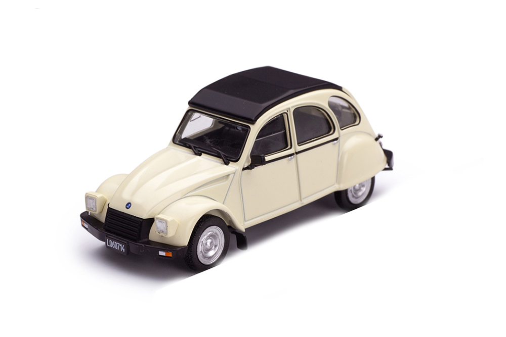 

Модель коллекционная ALTAYA Citroen 2CV ies super america 1987 кремовый, Белый