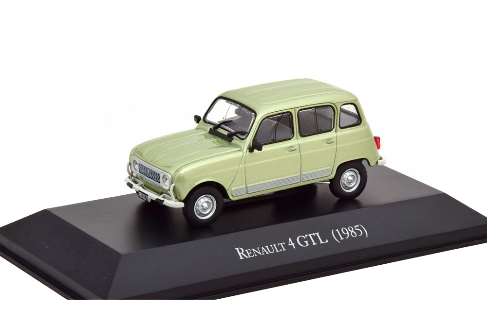 Модель коллекционная ALTAYA Renault 4 gtl 1985 lightgreen-metallic