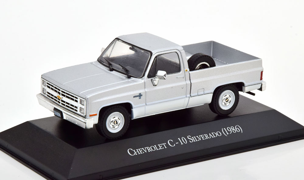 

Модель коллекционная ALTAYA Chevrolet C-10 silverado 1986 silver, Белый