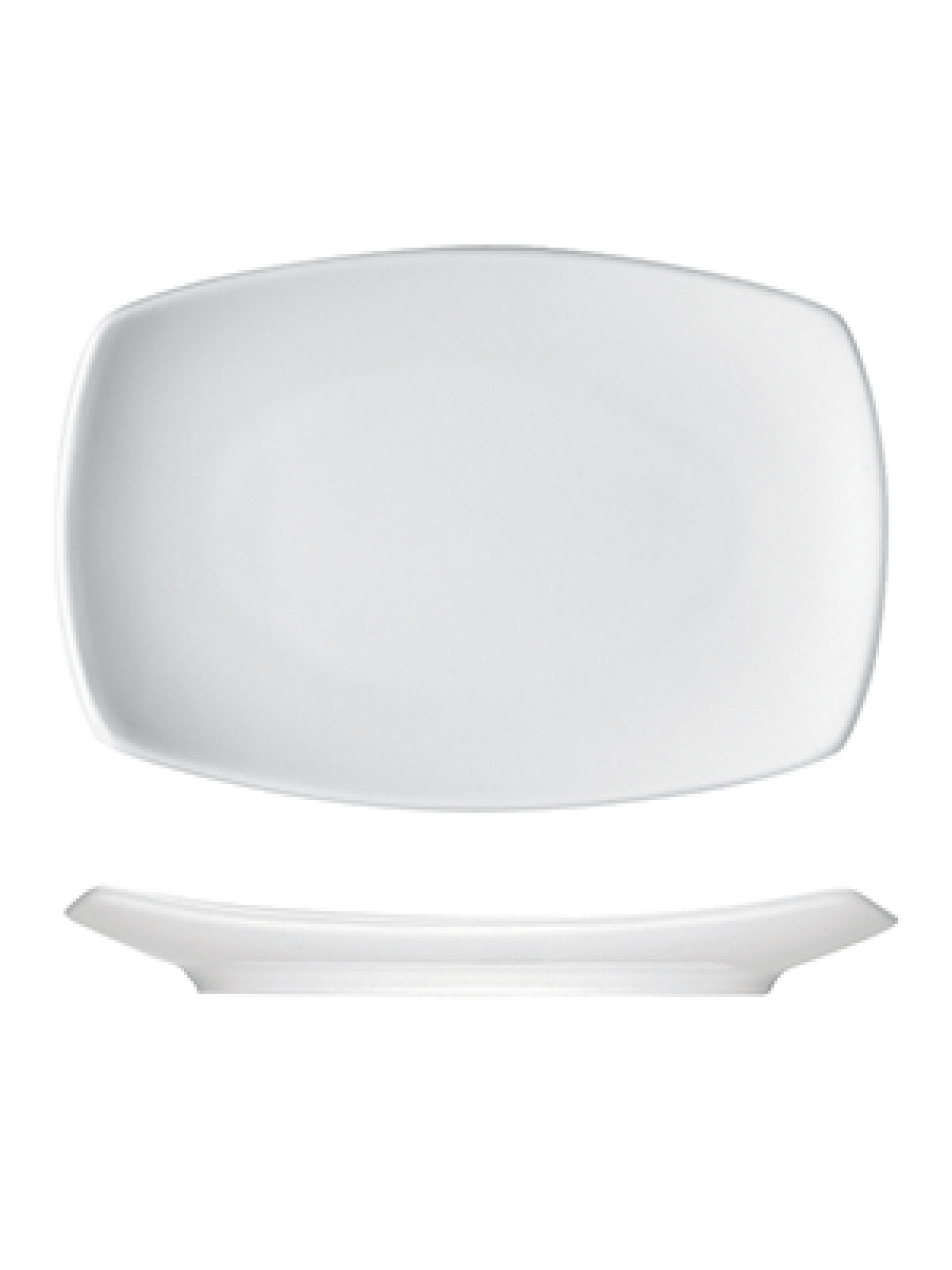 

Блюдо прямоугольное Bauscher Options фарфоровое 32x22,9 см белое