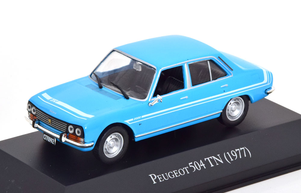 Модель коллекционная ALTAYA Peugeot 504 tn saloon 1977 lightblue