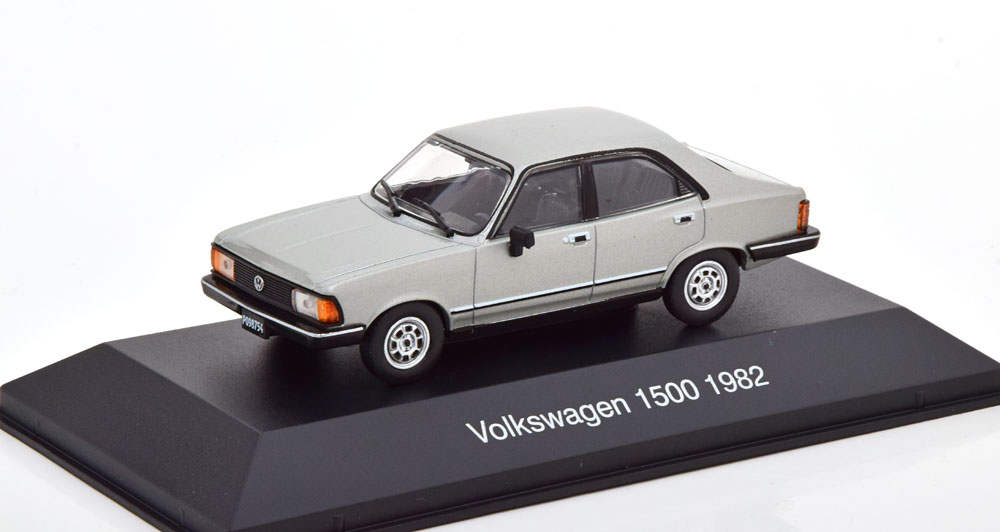 

Модель коллекционная ALTAYA Vw volkswagen 1500 1982 silver black, Серый