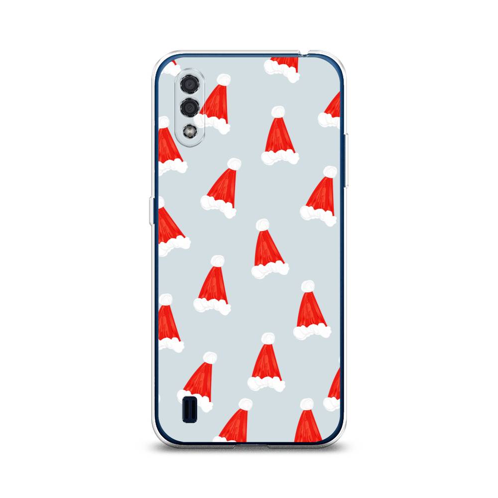 

Чехол на Samsung Galaxy M01 "Новогодние шапочки", Белый;красный;серый, 2101150-5