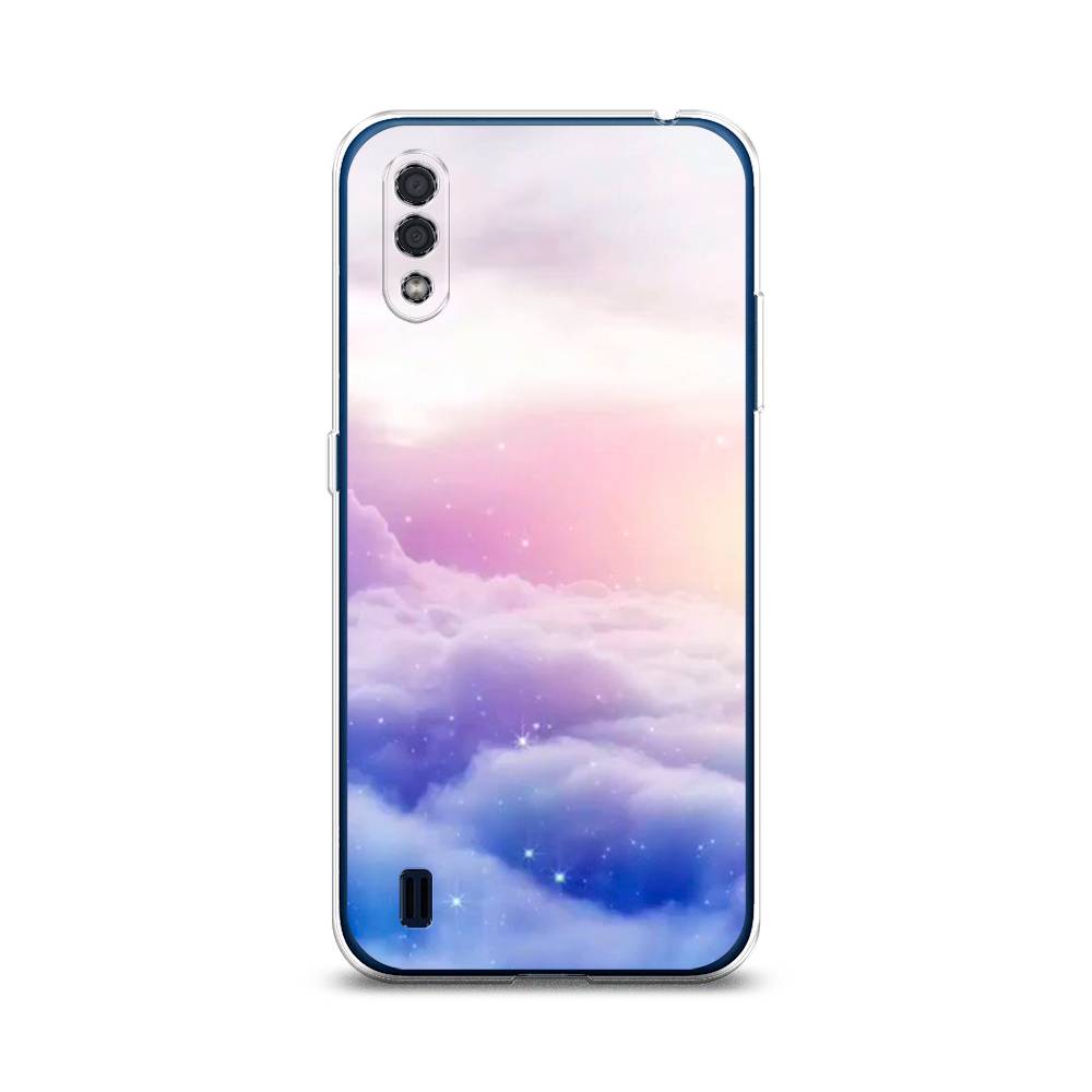 

Чехол на Samsung Galaxy M01 "Небеса", Голубой;белый;розовый, 2101150-2