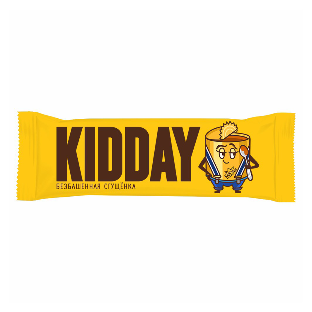 

Батончик глазированный Kidday с вареной сгущенки 40 г