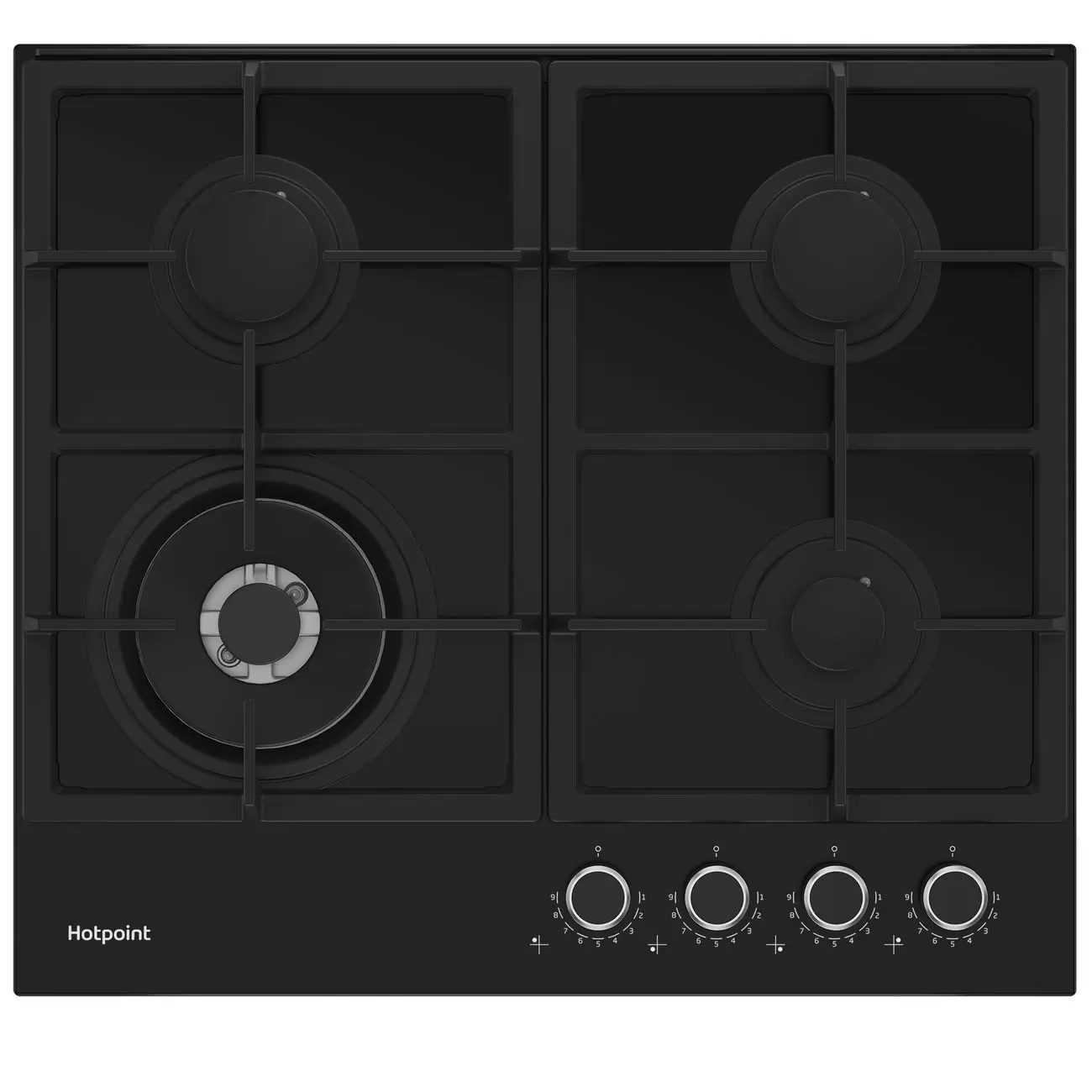 

Встраиваемая варочная панель газовая HotPoint HGS 62F/BK черный, HGS 62F/BK